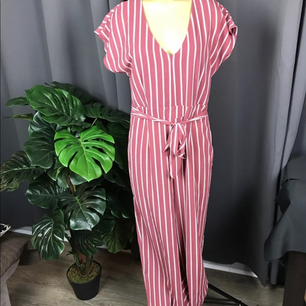 Crystal Sky Juniors Romper Sz9 Striped Sleeve _538